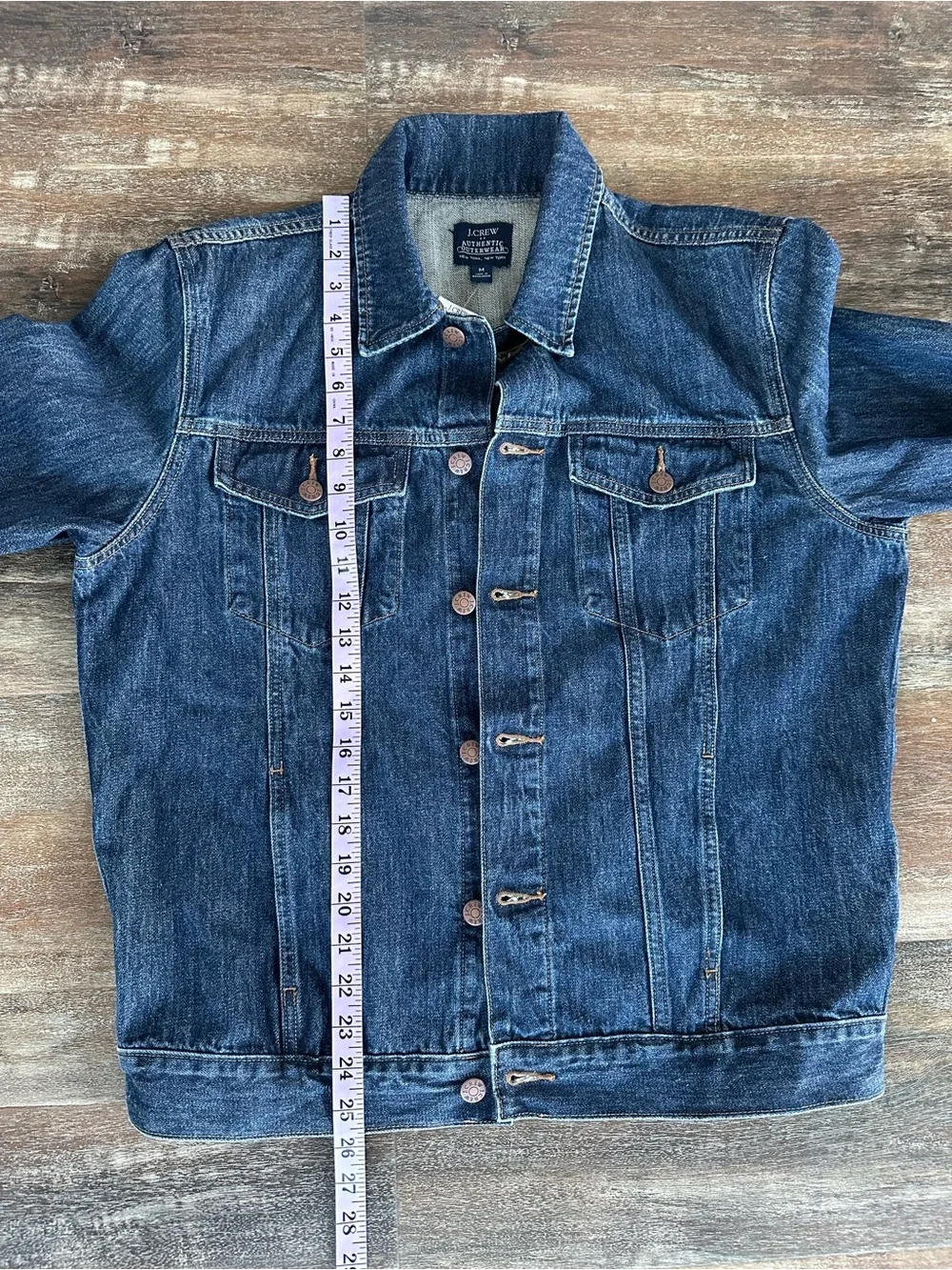 J Crew Denim Trucker Jacket Men’s Sz Medium
